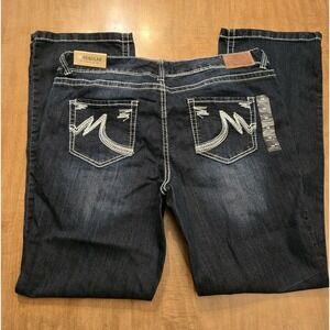 Maurices Jeans Womens Size 18 Regular Blue Denim New NWT Boot Stretch